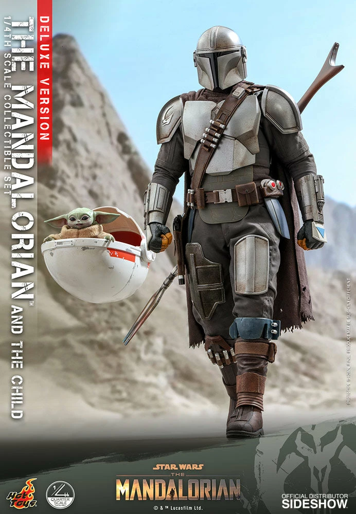 Maybang's Collectibles Hot Toys Star Wars The Mandalorian And The Child (Deluxe Set) 1/4 Quarter Scale Collectible Figure Set 15 Maybang's Collectibles Hot Toys Star Wars The Mandalorian And The Child (Deluxe Set) 1/4 Quarter Scale Collectible Figure Set