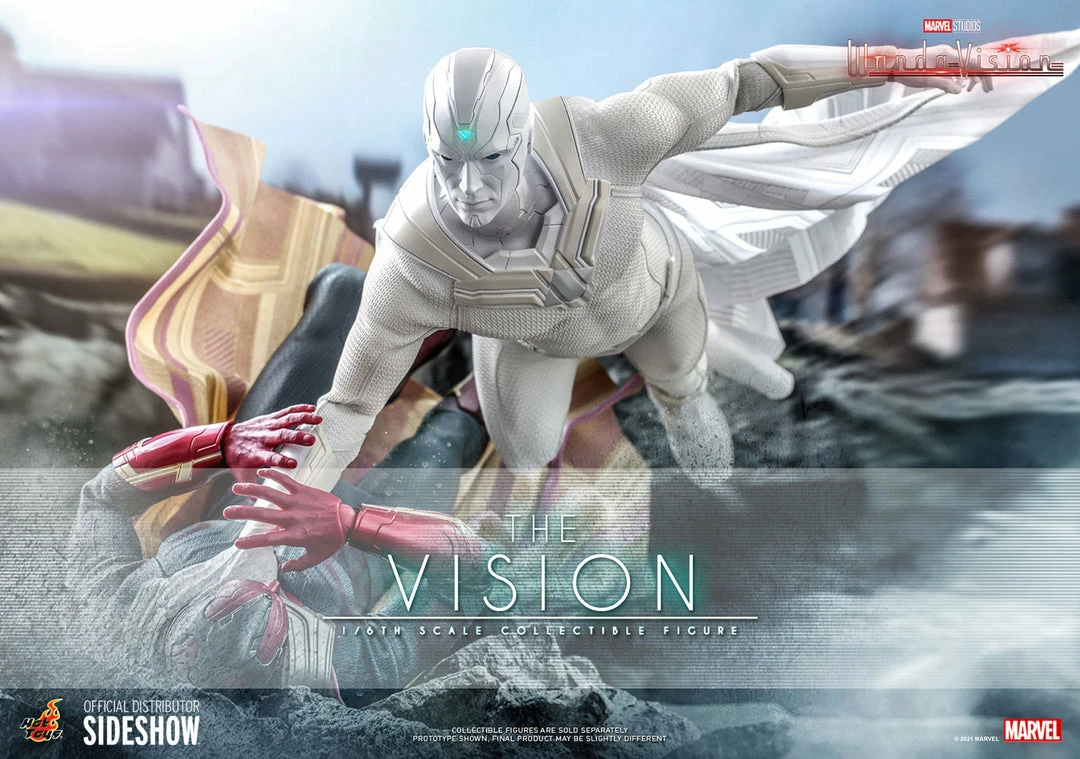 Maybang's Collectibles Hot Toys Marvel WandaVision Television Masterpiece Series The Vision 1/6 Scale 12" Collectible Figure 1 Maybang's Collectibles Hot Toys Marvel WandaVision Television Masterpiece Series The Vision 1/6 Scale 12" Collectible Figure