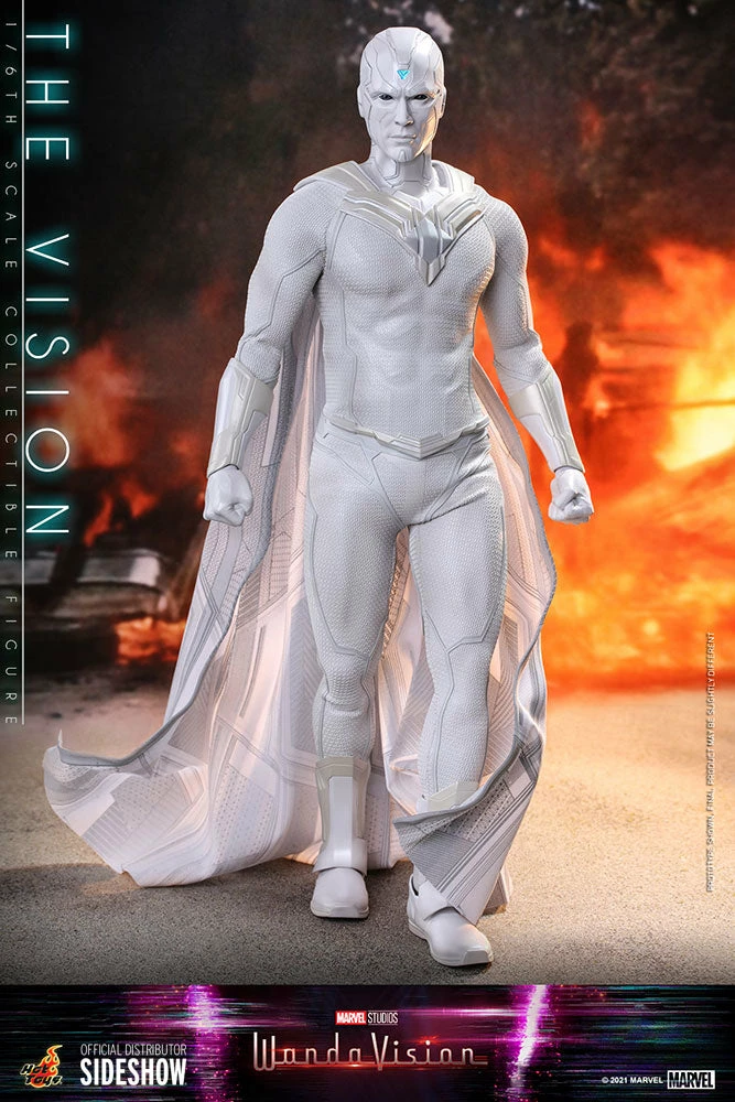 Maybang's Collectibles Hot Toys Marvel WandaVision Television Masterpiece Series The Vision 1/6 Scale 12" Collectible Figure 6 Maybang's Collectibles Hot Toys Marvel WandaVision Television Masterpiece Series The Vision 1/6 Scale 12" Collectible Figure