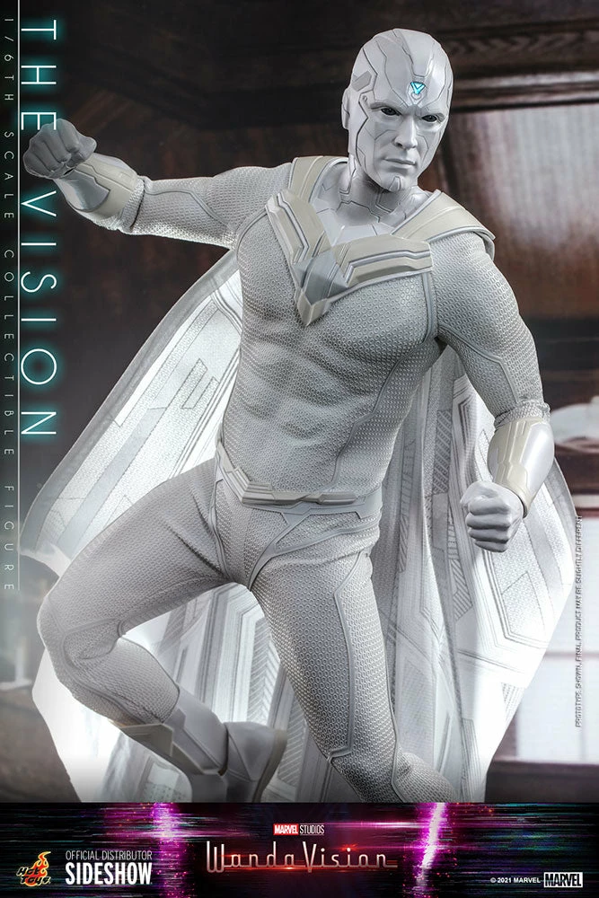 Maybang's Collectibles Hot Toys Marvel WandaVision Television Masterpiece Series The Vision 1/6 Scale 12" Collectible Figure 9 Maybang's Collectibles Hot Toys Marvel WandaVision Television Masterpiece Series The Vision 1/6 Scale 12" Collectible Figure