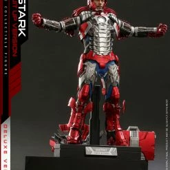 Maybang's Collectibles Hot Toys Marvel Comics Iron Man 2 Tony Stark (Mark V Suit Up Version) Deluxe 1/6 Scale 12