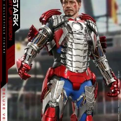 Maybang's Collectibles Hot Toys Marvel Comics Iron Man 2 Tony Stark (Mark V Suit Up Version) Deluxe 1/6 Scale 12