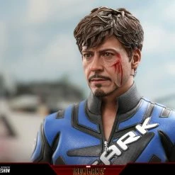 Maybang's Collectibles Hot Toys Marvel Comics Iron Man 2 Tony Stark (Mark V Suit Up Version) Deluxe 1/6 Scale 12