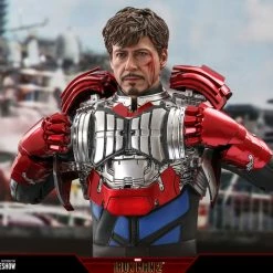 Maybang's Collectibles Hot Toys Marvel Comics Iron Man 2 Tony Stark (Mark V Suit Up Version) Deluxe 1/6 Scale 12