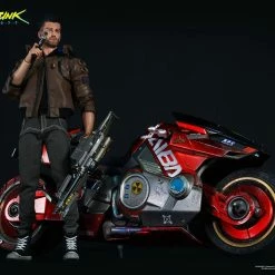 Maybang's Collectibles PureArts Cyberpunk 2077 V Male & Female 1/6 Scale Limited Edition Figure Set With Yaiba Kusanagi Sportbike Science Fiction