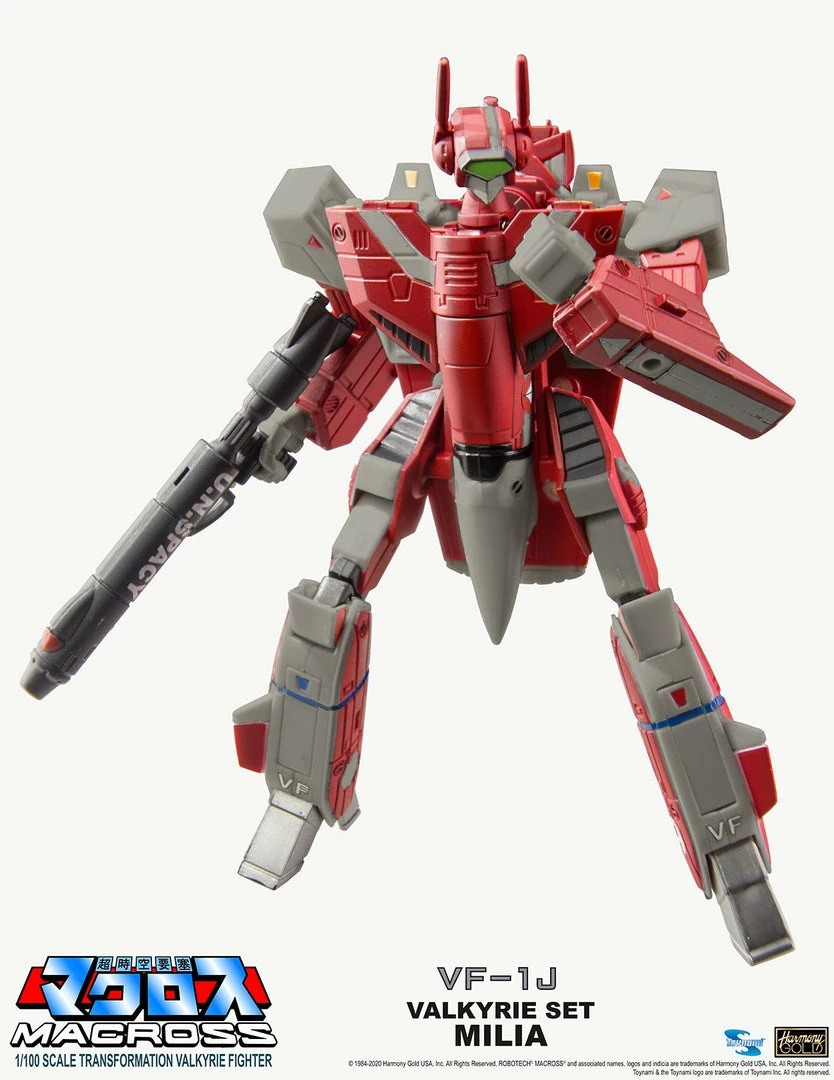 Maybang's Collectibles Toynami Macross Saga Retro Transformable Collection VF-1J Milia Valkyrie Variable Fighter 1/100 Scale Figure 1 Maybang's Collectibles Toynami Macross Saga Retro Transformable Collection VF-1J Milia Valkyrie Variable Fighter 1/100 Scale Figure