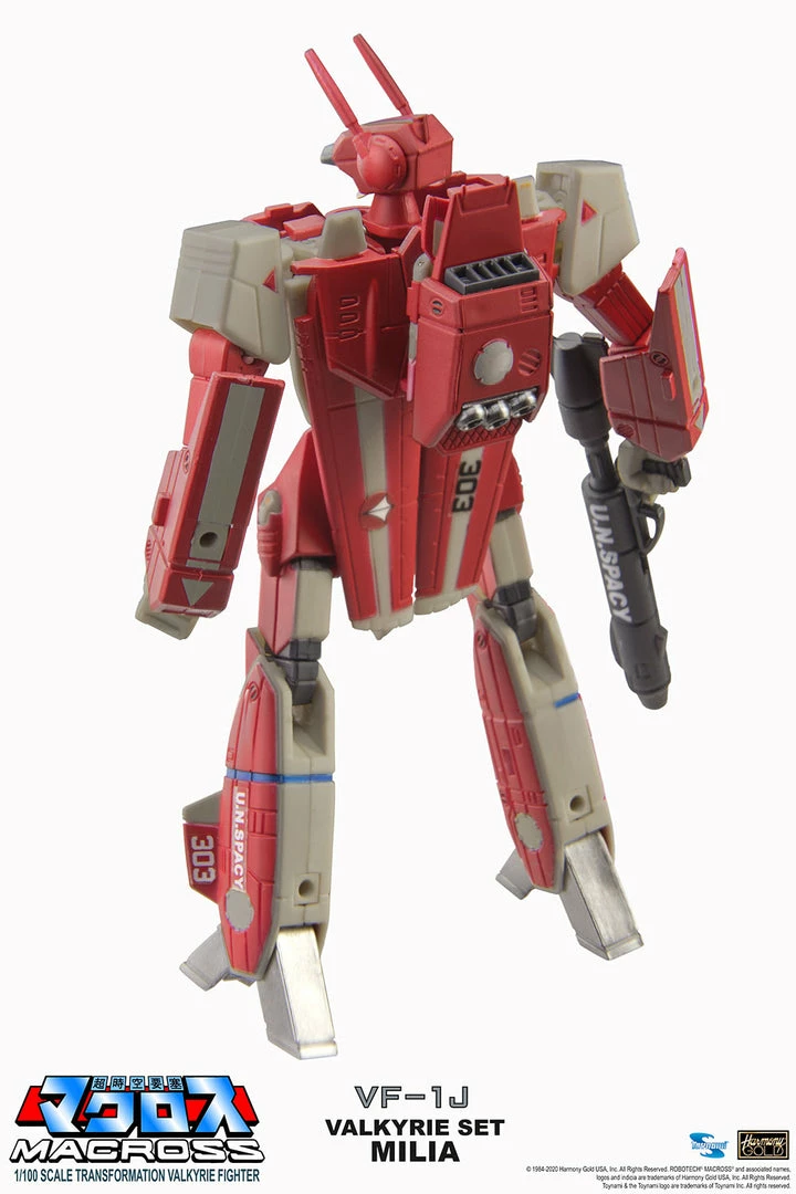 Maybang's Collectibles Toynami Macross Saga Retro Transformable Collection VF-1J Milia Valkyrie Variable Fighter 1/100 Scale Figure 2 Maybang's Collectibles Toynami Macross Saga Retro Transformable Collection VF-1J Milia Valkyrie Variable Fighter 1/100 Scale Figure