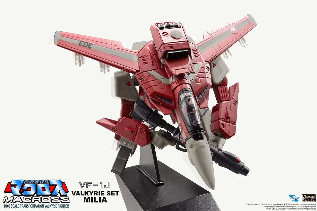 Maybang's Collectibles Toynami Macross Saga Retro Transformable Collection VF-1J Milia Valkyrie Variable Fighter 1/100 Scale Figure 3 Maybang's Collectibles Toynami Macross Saga Retro Transformable Collection VF-1J Milia Valkyrie Variable Fighter 1/100 Scale Figure