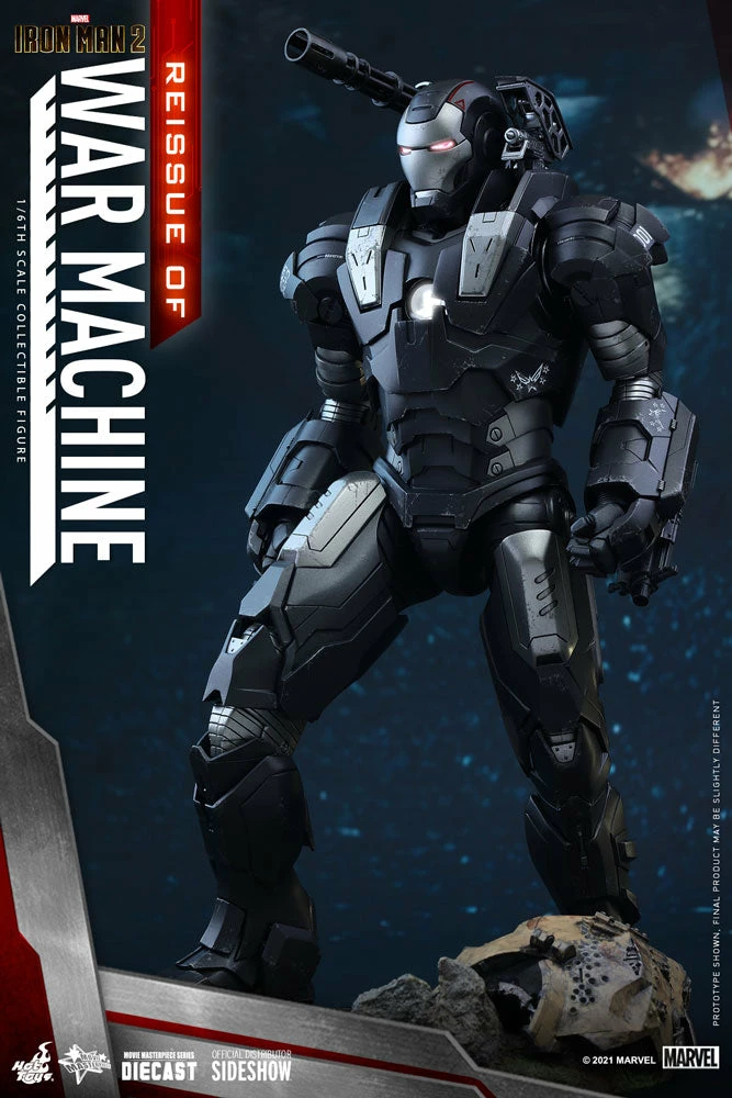Maybang's Collectibles Hot Toys Marvel Comics Iron Man 2 War Machine Mark I (Reissue) DIECAST 1/6 Scale Collectible Figure 1 Maybang's Collectibles Hot Toys Marvel Comics Iron Man 2 War Machine Mark I (Reissue) DIECAST 1/6 Scale Collectible Figure