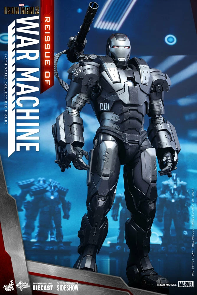 Maybang's Collectibles Hot Toys Marvel Comics Iron Man 2 War Machine Mark I (Reissue) DIECAST 1/6 Scale Collectible Figure 2 Maybang's Collectibles Hot Toys Marvel Comics Iron Man 2 War Machine Mark I (Reissue) DIECAST 1/6 Scale Collectible Figure
