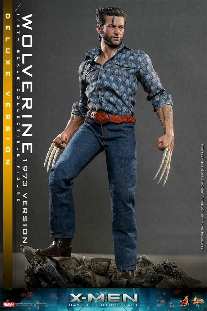 Maybang's Collectibles Hot Toys Marvel X-Men Days Of Future Past Wolverine (1973 Version) (Deluxe Version) 1/6 Scale 12" Collectible Figure 4 Maybang's Collectibles Hot Toys Marvel X-Men Days Of Future Past Wolverine (1973 Version) (Deluxe Version) 1/6 Scale 12" Collectible Figure