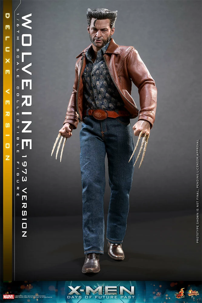 Maybang's Collectibles Hot Toys Marvel X-Men Days Of Future Past Wolverine (1973 Version) (Deluxe Version) 1/6 Scale 12" Collectible Figure 7 Maybang's Collectibles Hot Toys Marvel X-Men Days Of Future Past Wolverine (1973 Version) (Deluxe Version) 1/6 Scale 12" Collectible Figure