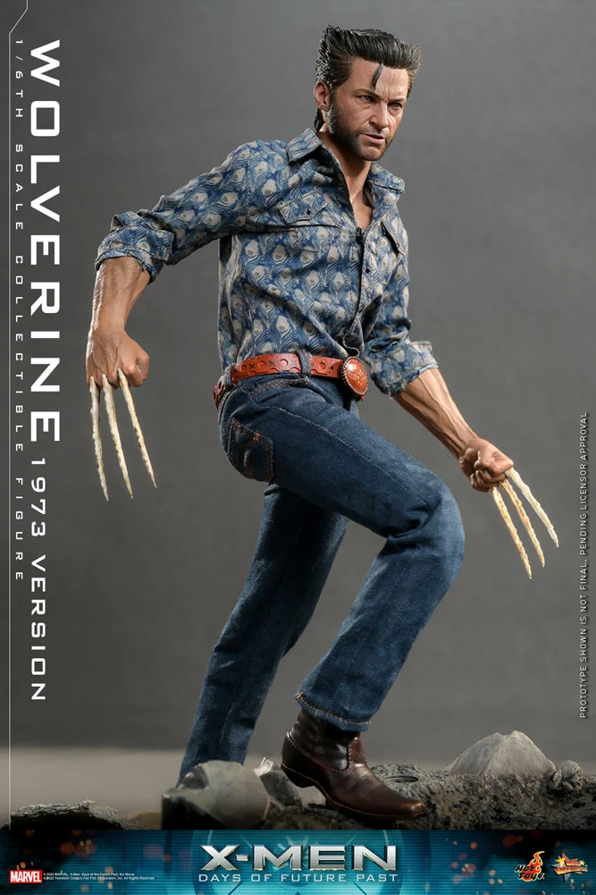 Maybang's Collectibles Hot Toys Marvel X-Men Days Of Future Past Wolverine (1973 Version) 1/6 Scale 12" Collectible Figure 6 Maybang's Collectibles Hot Toys Marvel X-Men Days Of Future Past Wolverine (1973 Version) 1/6 Scale 12" Collectible Figure
