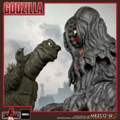 Maybang's Collectibles Mezco Toyz 5 Points XL Godzilla Vs Hedorah Godzilla & Hedorah (Final & Flying Forms) Figure Boxed Set