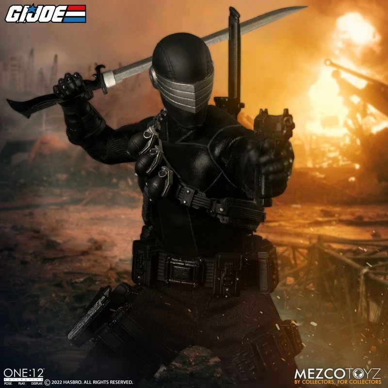 Maybang's Collectibles Mezco Toyz One12 Collective G.I. Joe Snake Eyes Deluxe Edition 1/12 Scale Collectible Figure 3 Maybang's Collectibles Mezco Toyz One12 Collective G.I. Joe Snake Eyes Deluxe Edition 1/12 Scale Collectible Figure