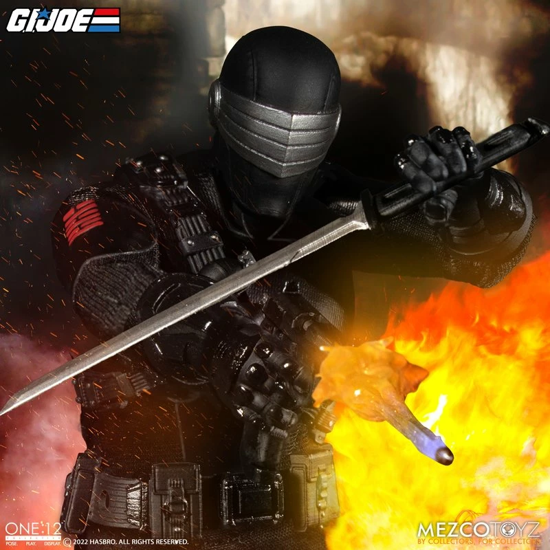Maybang's Collectibles Mezco Toyz One12 Collective G.I. Joe Snake Eyes Deluxe Edition 1/12 Scale Collectible Figure 12 Maybang's Collectibles Mezco Toyz One12 Collective G.I. Joe Snake Eyes Deluxe Edition 1/12 Scale Collectible Figure