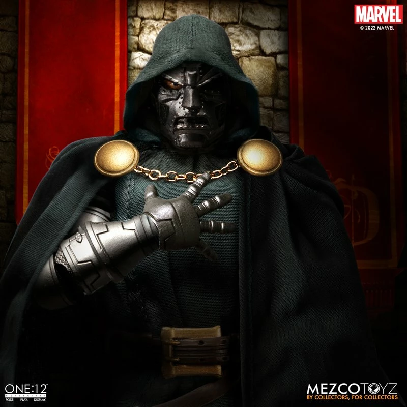 Maybang's Collectibles Mezco Toyz One:12 Collective Marvel Comics Fantastic Four Doctor Doom 1/12 Scale Collectible Figure 1 Maybang's Collectibles Mezco Toyz One:12 Collective Marvel Comics Fantastic Four Doctor Doom 1/12 Scale Collectible Figure
