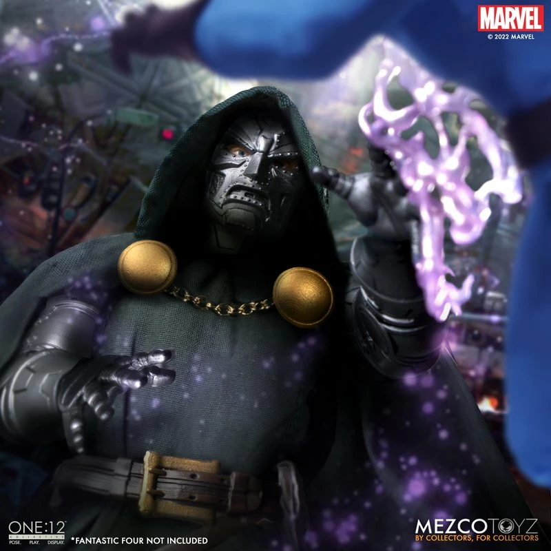 Maybang's Collectibles Mezco Toyz One:12 Collective Marvel Comics Fantastic Four Doctor Doom 1/12 Scale Collectible Figure 8 Maybang's Collectibles Mezco Toyz One:12 Collective Marvel Comics Fantastic Four Doctor Doom 1/12 Scale Collectible Figure