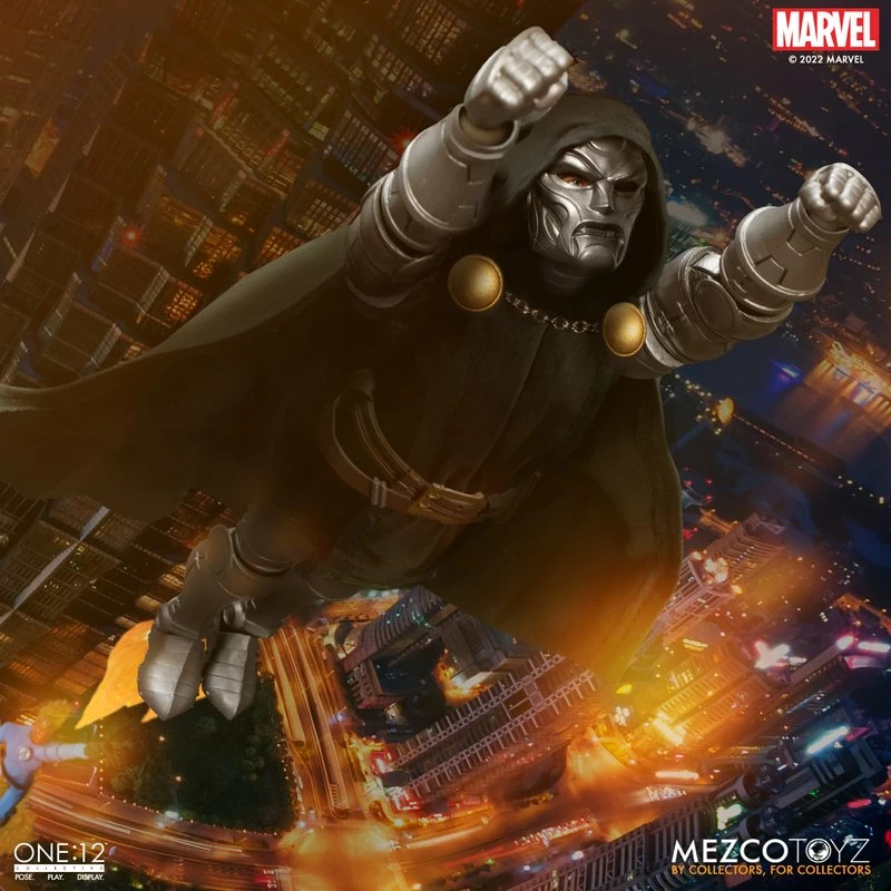Maybang's Collectibles Mezco Toyz One:12 Collective Marvel Comics Fantastic Four Doctor Doom 1/12 Scale Collectible Figure 10 Maybang's Collectibles Mezco Toyz One:12 Collective Marvel Comics Fantastic Four Doctor Doom 1/12 Scale Collectible Figure
