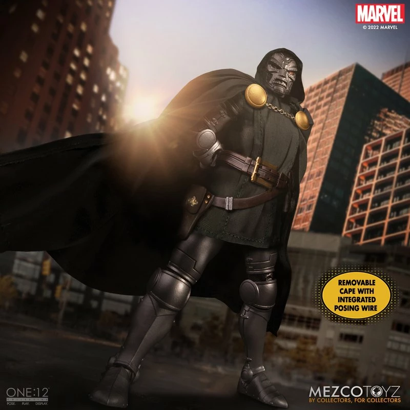 Maybang's Collectibles Mezco Toyz One:12 Collective Marvel Comics Fantastic Four Doctor Doom 1/12 Scale Collectible Figure 14 Maybang's Collectibles Mezco Toyz One:12 Collective Marvel Comics Fantastic Four Doctor Doom 1/12 Scale Collectible Figure