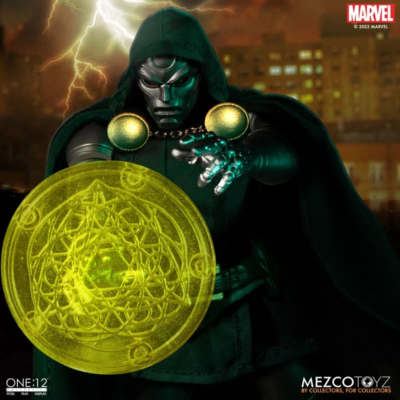 Maybang's Collectibles Mezco Toyz One:12 Collective Marvel Comics Fantastic Four Doctor Doom 1/12 Scale Collectible Figure 15 Maybang's Collectibles Mezco Toyz One:12 Collective Marvel Comics Fantastic Four Doctor Doom 1/12 Scale Collectible Figure