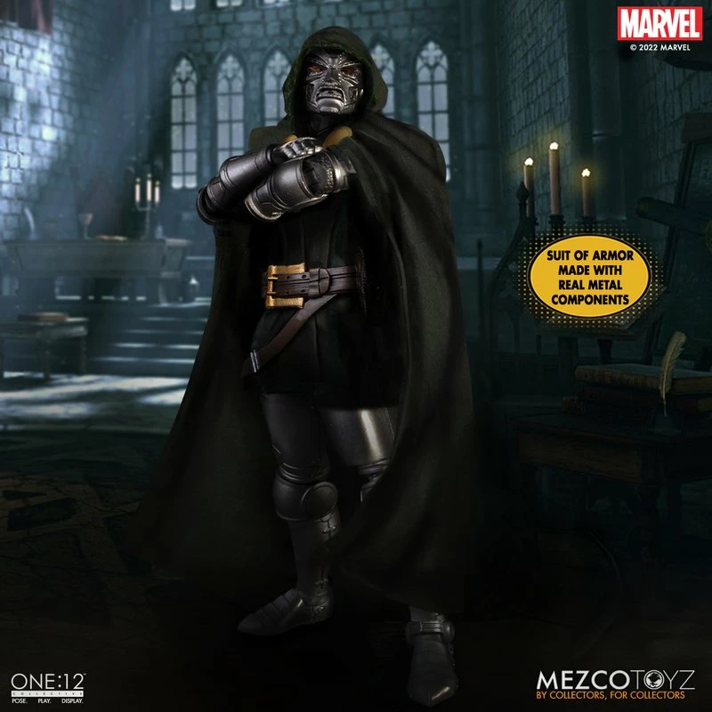 Maybang's Collectibles Mezco Toyz One:12 Collective Marvel Comics Fantastic Four Doctor Doom 1/12 Scale Collectible Figure 16 Maybang's Collectibles Mezco Toyz One:12 Collective Marvel Comics Fantastic Four Doctor Doom 1/12 Scale Collectible Figure