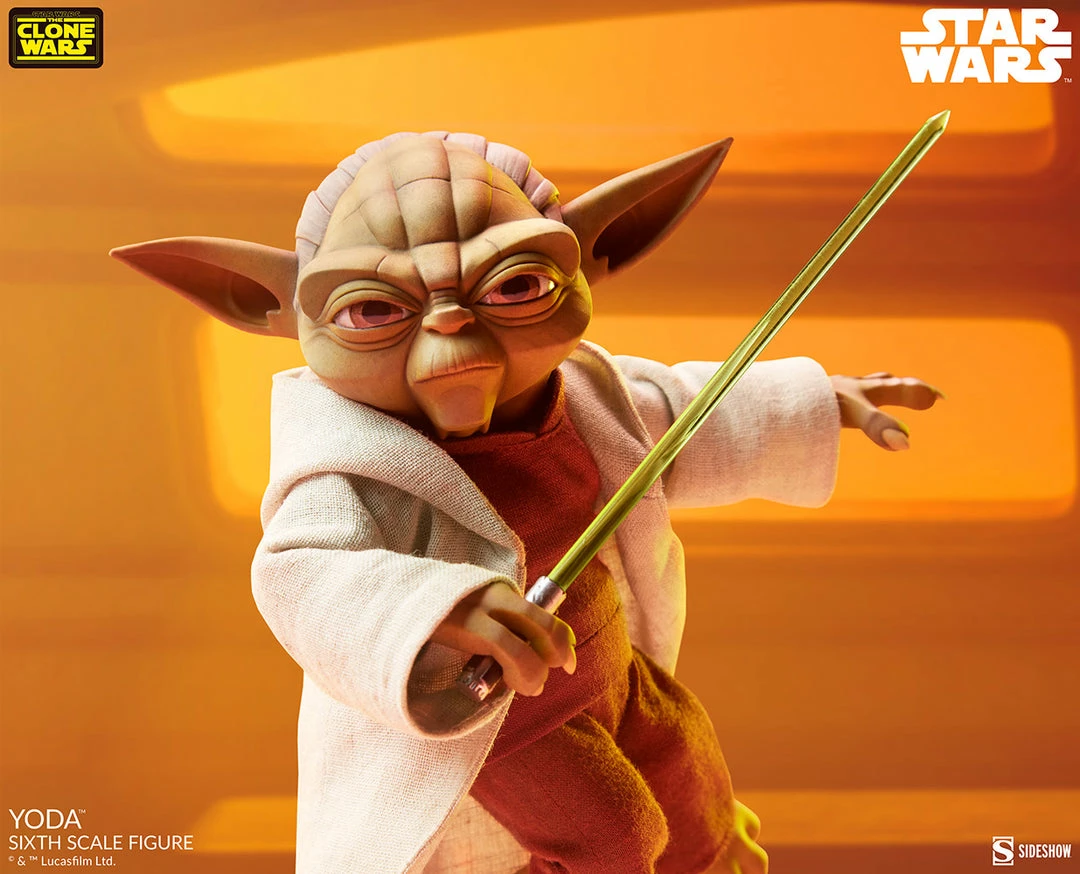 Maybang's Collectibles Sideshow Star Wars: The Clone Wars Master Yoda 1/6 Scale Collectible Figure 3 Maybang's Collectibles Sideshow Star Wars: The Clone Wars Master Yoda 1/6 Scale Collectible Figure