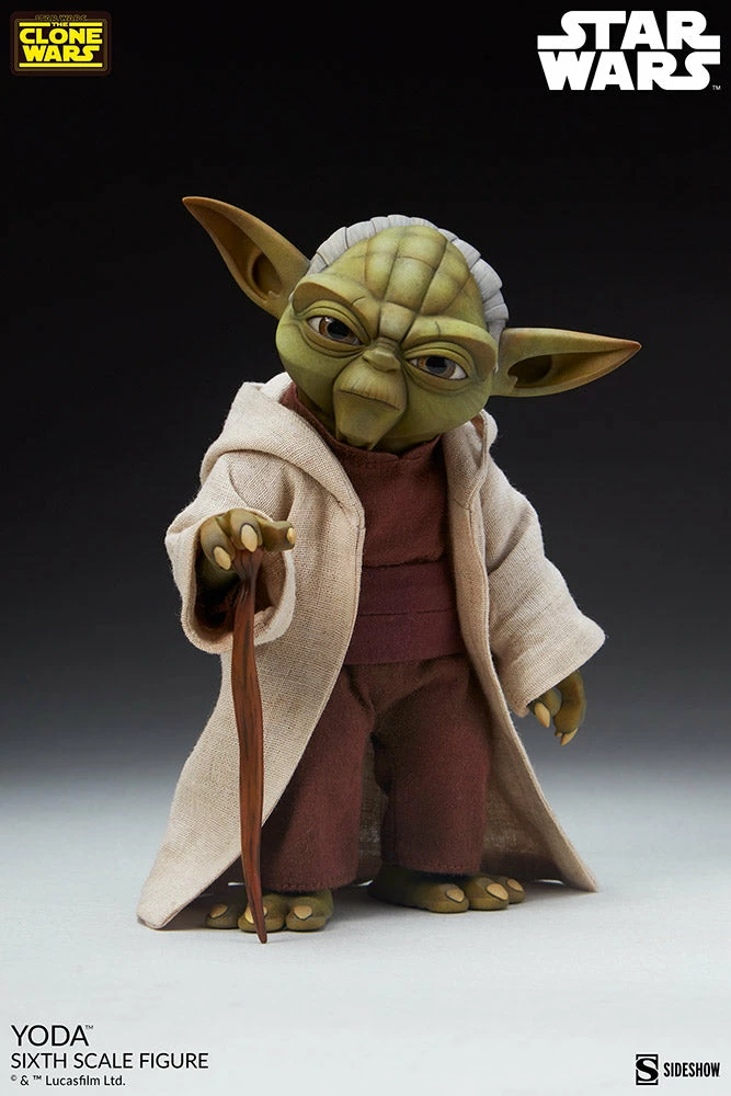 Maybang's Collectibles Sideshow Star Wars: The Clone Wars Master Yoda 1/6 Scale Collectible Figure 4 Maybang's Collectibles Sideshow Star Wars: The Clone Wars Master Yoda 1/6 Scale Collectible Figure