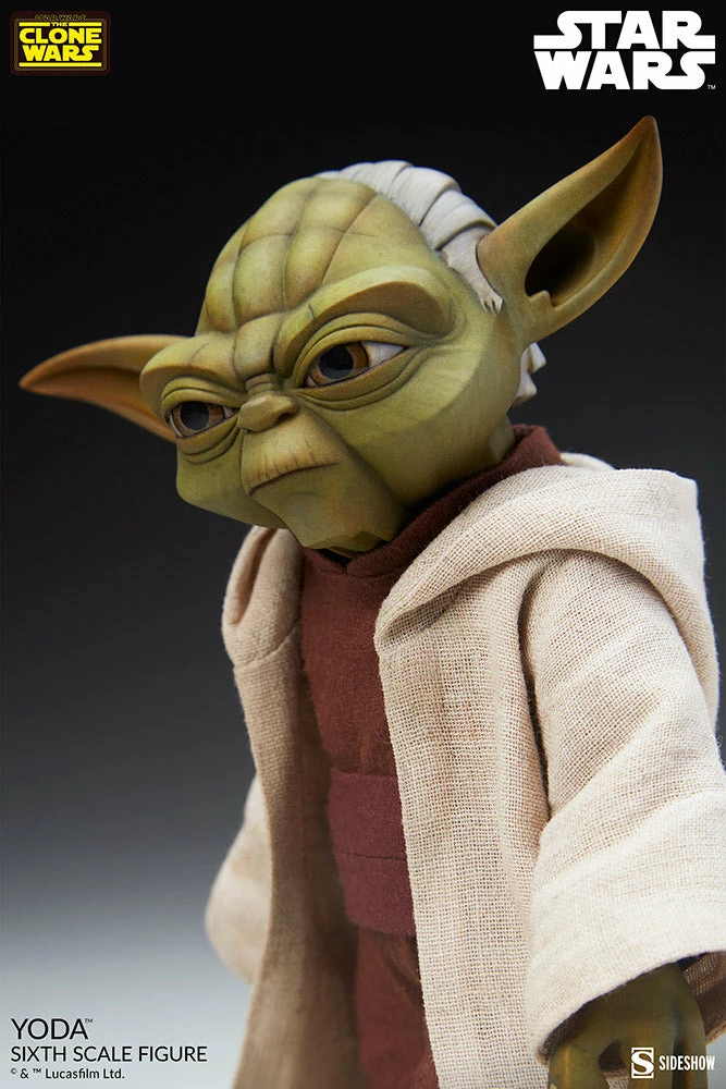 Maybang's Collectibles Sideshow Star Wars: The Clone Wars Master Yoda 1/6 Scale Collectible Figure 7 Maybang's Collectibles Sideshow Star Wars: The Clone Wars Master Yoda 1/6 Scale Collectible Figure
