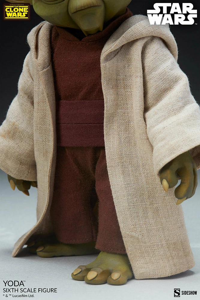 Maybang's Collectibles Sideshow Star Wars: The Clone Wars Master Yoda 1/6 Scale Collectible Figure 8 Maybang's Collectibles Sideshow Star Wars: The Clone Wars Master Yoda 1/6 Scale Collectible Figure