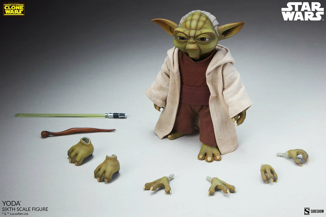 Maybang's Collectibles Sideshow Star Wars: The Clone Wars Master Yoda 1/6 Scale Collectible Figure 13 Maybang's Collectibles Sideshow Star Wars: The Clone Wars Master Yoda 1/6 Scale Collectible Figure