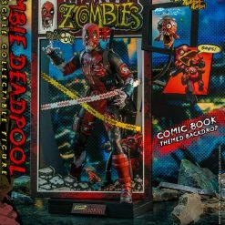 Maybang's Collectibles Hot Toys Marvel Comic Masterpiece Series Zombie Deadpool 1/6 Scale 12" Collectible Figure
