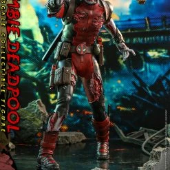 Maybang's Collectibles Hot Toys Marvel Comic Masterpiece Series Zombie Deadpool 1/6 Scale 12" Collectible Figure