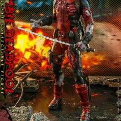 Maybang's Collectibles Hot Toys Marvel Comic Masterpiece Series Zombie Deadpool 1/6 Scale 12