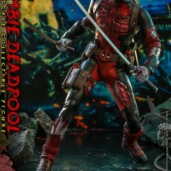 Maybang's Collectibles Hot Toys Marvel Comic Masterpiece Series Zombie Deadpool 1/6 Scale 12