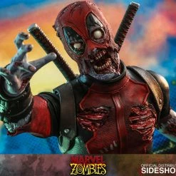 Maybang's Collectibles Hot Toys Marvel Comic Masterpiece Series Zombie Deadpool 1/6 Scale 12