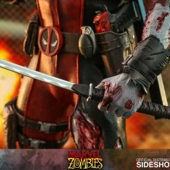Maybang's Collectibles Hot Toys Marvel Comic Masterpiece Series Zombie Deadpool 1/6 Scale 12