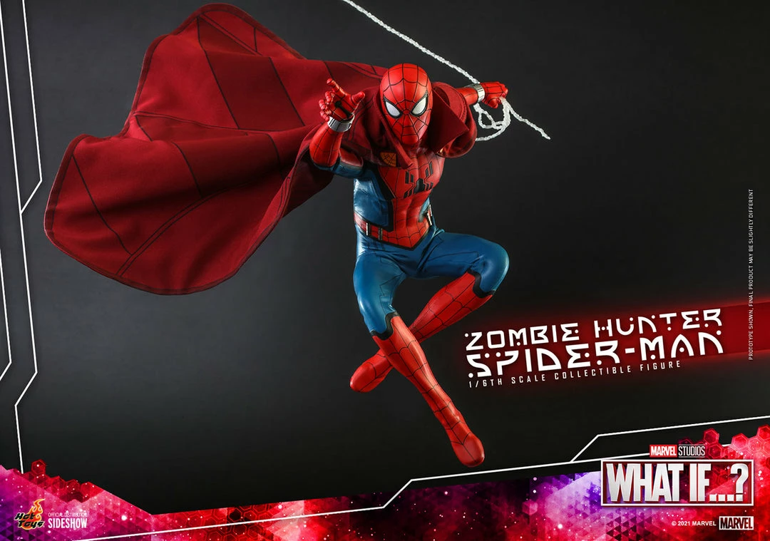 Maybang's Collectibles Hot Toys Marvel What If…? - Television Masterpiece Series Zombie Hunter Spider-Man 1/6 Scale 12" Collectible Figure 8 Maybang's Collectibles Hot Toys Marvel What If…? - Television Masterpiece Series Zombie Hunter Spider-Man 1/6 Scale 12" Collectible Figure
