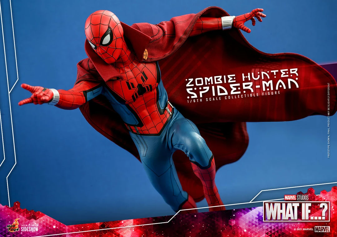Maybang's Collectibles Hot Toys Marvel What If…? - Television Masterpiece Series Zombie Hunter Spider-Man 1/6 Scale 12" Collectible Figure 12 Maybang's Collectibles Hot Toys Marvel What If…? - Television Masterpiece Series Zombie Hunter Spider-Man 1/6 Scale 12" Collectible Figure