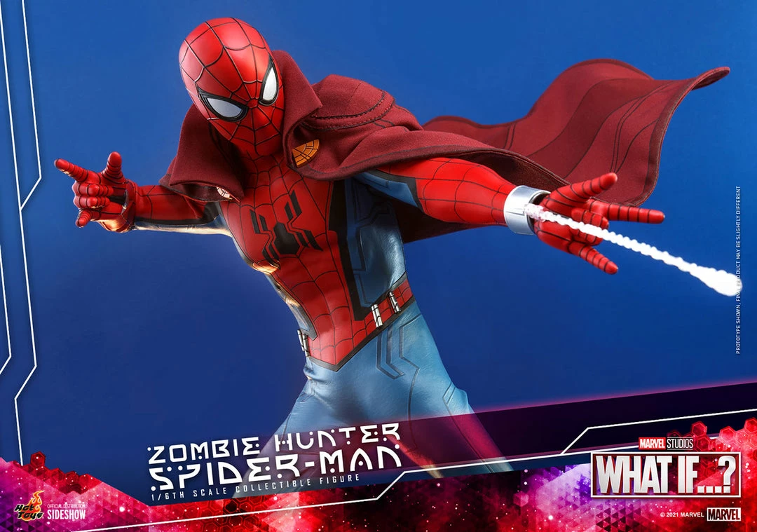 Maybang's Collectibles Hot Toys Marvel What If…? - Television Masterpiece Series Zombie Hunter Spider-Man 1/6 Scale 12" Collectible Figure 15 Maybang's Collectibles Hot Toys Marvel What If…? - Television Masterpiece Series Zombie Hunter Spider-Man 1/6 Scale 12" Collectible Figure