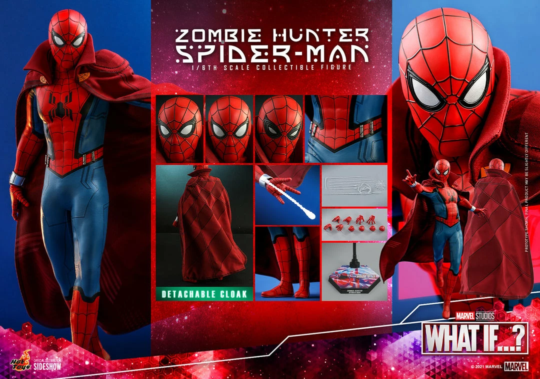 Maybang's Collectibles Hot Toys Marvel What If…? - Television Masterpiece Series Zombie Hunter Spider-Man 1/6 Scale 12" Collectible Figure 18 Maybang's Collectibles Hot Toys Marvel What If…? - Television Masterpiece Series Zombie Hunter Spider-Man 1/6 Scale 12" Collectible Figure